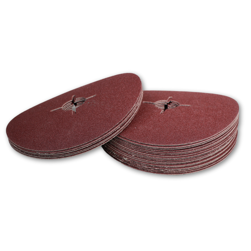 ø125mm Fiberskiver A2 - 25 stk Korn P24 Deerfos