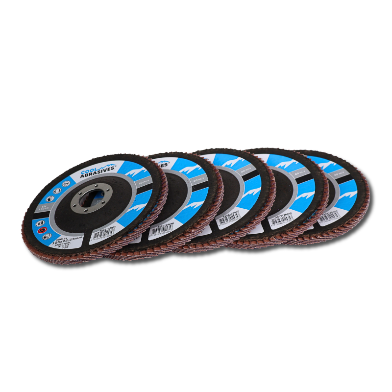 Ø125mm Keramiske Lamelflapskiver (Cool Flap Disc) - 5 stk.  Korn P40 Deerfos