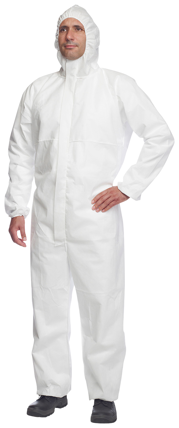 Korttidsdragt Proshield Basic Hvid Str. M Tyvek