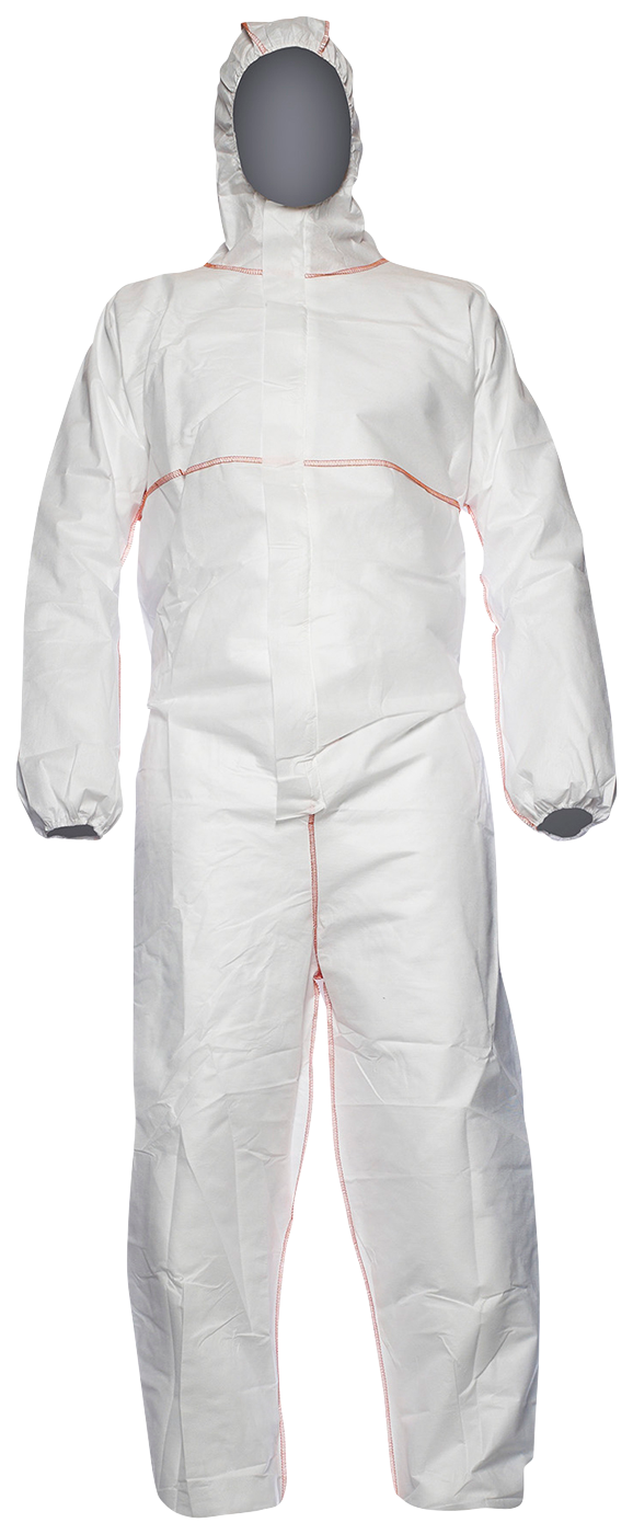 Korttidsdragt Proshield FR Hvid Str.M Tyvek