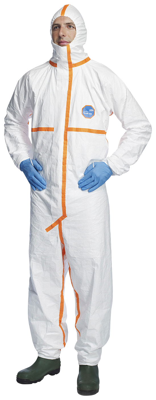 Korttidsdragt Tyvek 800J Hvid Str. S Tyvek