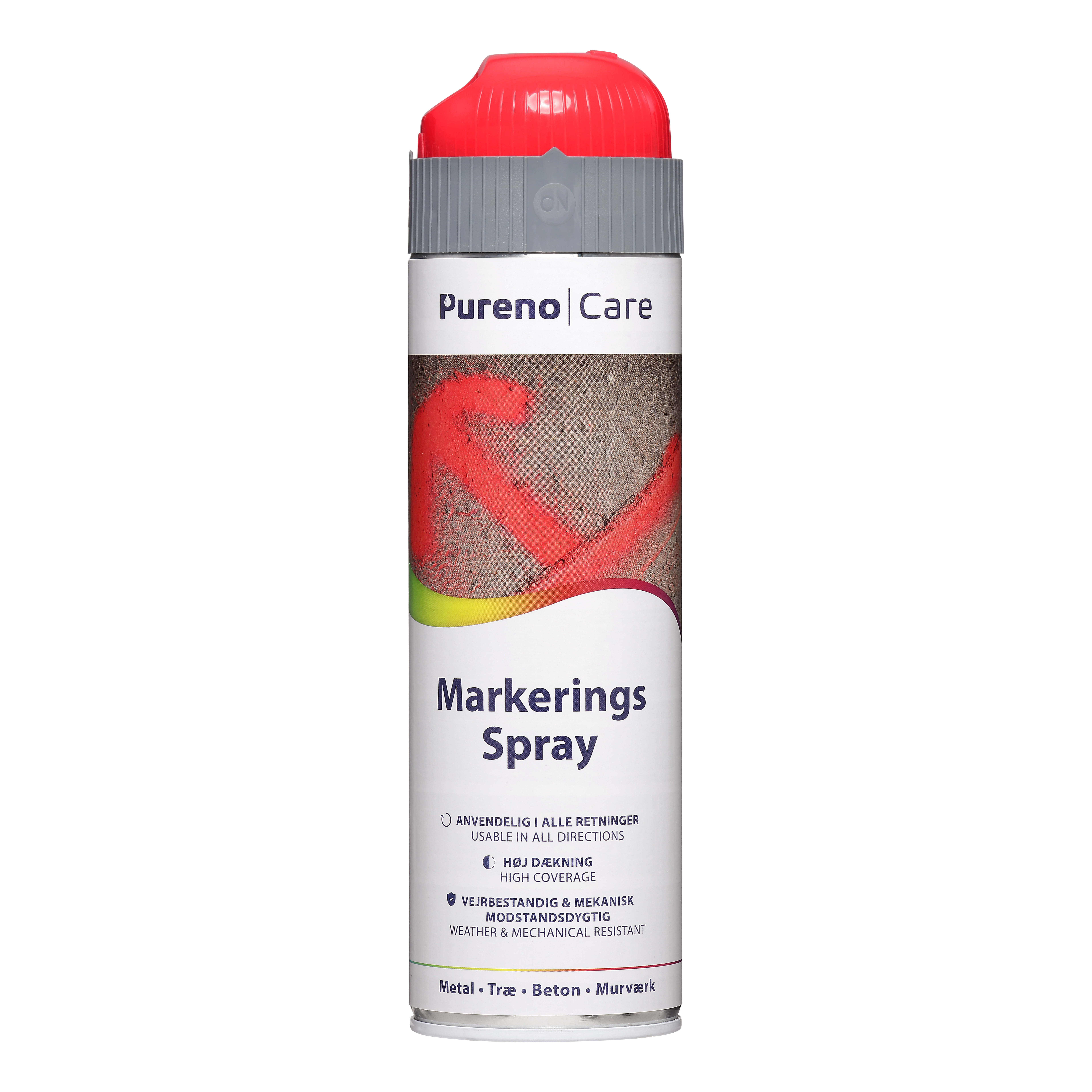 Pureno Markeringsspray Rød 500ml Pureno
