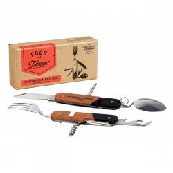 Gentlemen's Hardware Camping Cutlery Tool Wood - Multitool Gentlemen's Hardware
